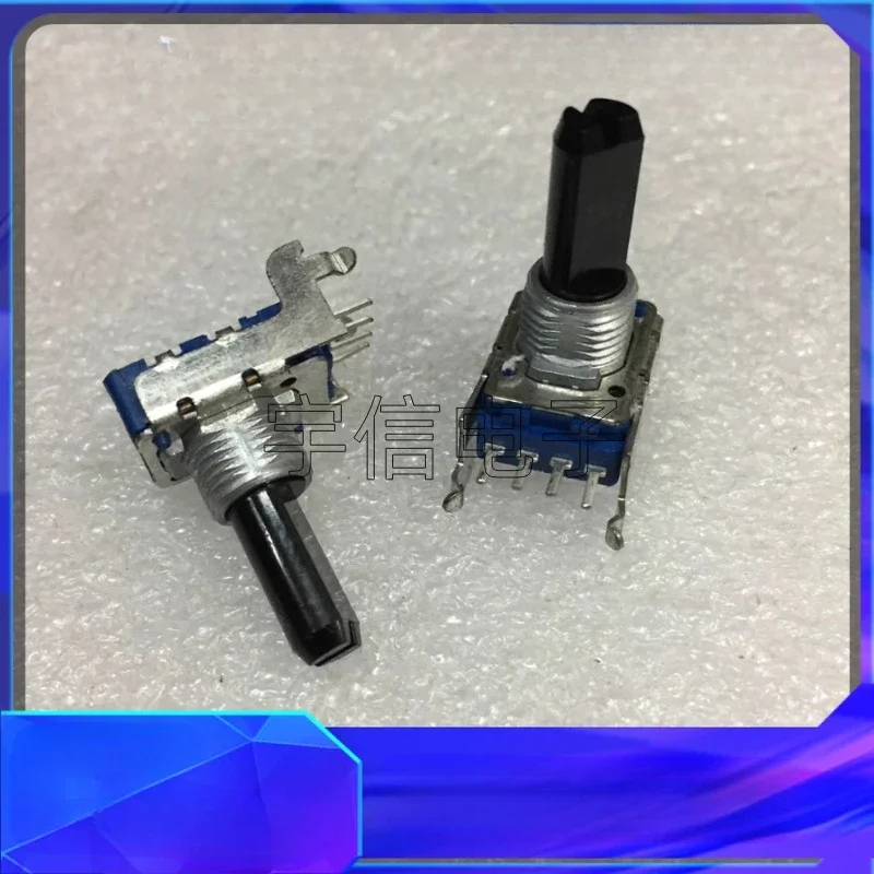 2PCS RK11 Single-link Potentiometer B10K A10K B20K A20K B50K W250K Half Shaft 20MM Light Power Amplifier Volume Adjustment 4-Pin