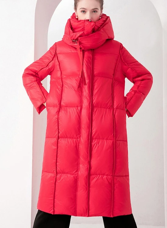 Winter New Women's Down Jacket Windproof High Street Hooded Down Jacket