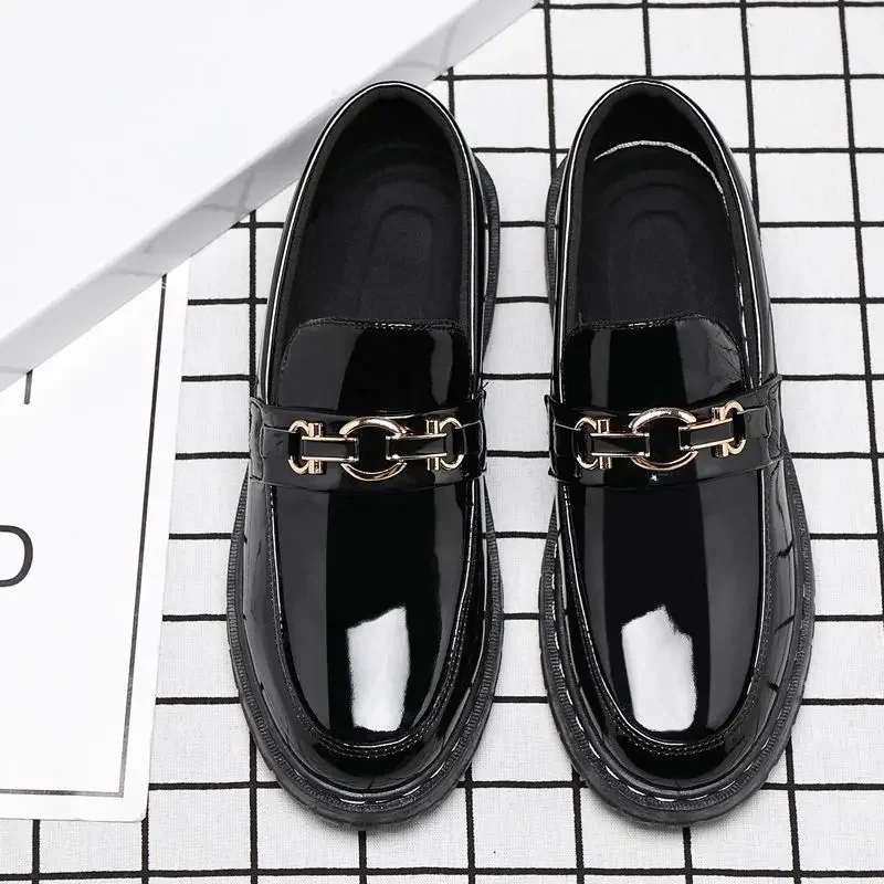 Male Casual Shoe Loafers Fashion 2024 Men\'s Leather Shoes Pu 2024 New Arrivals On Sale Cheap Clearance New In Summer Adults