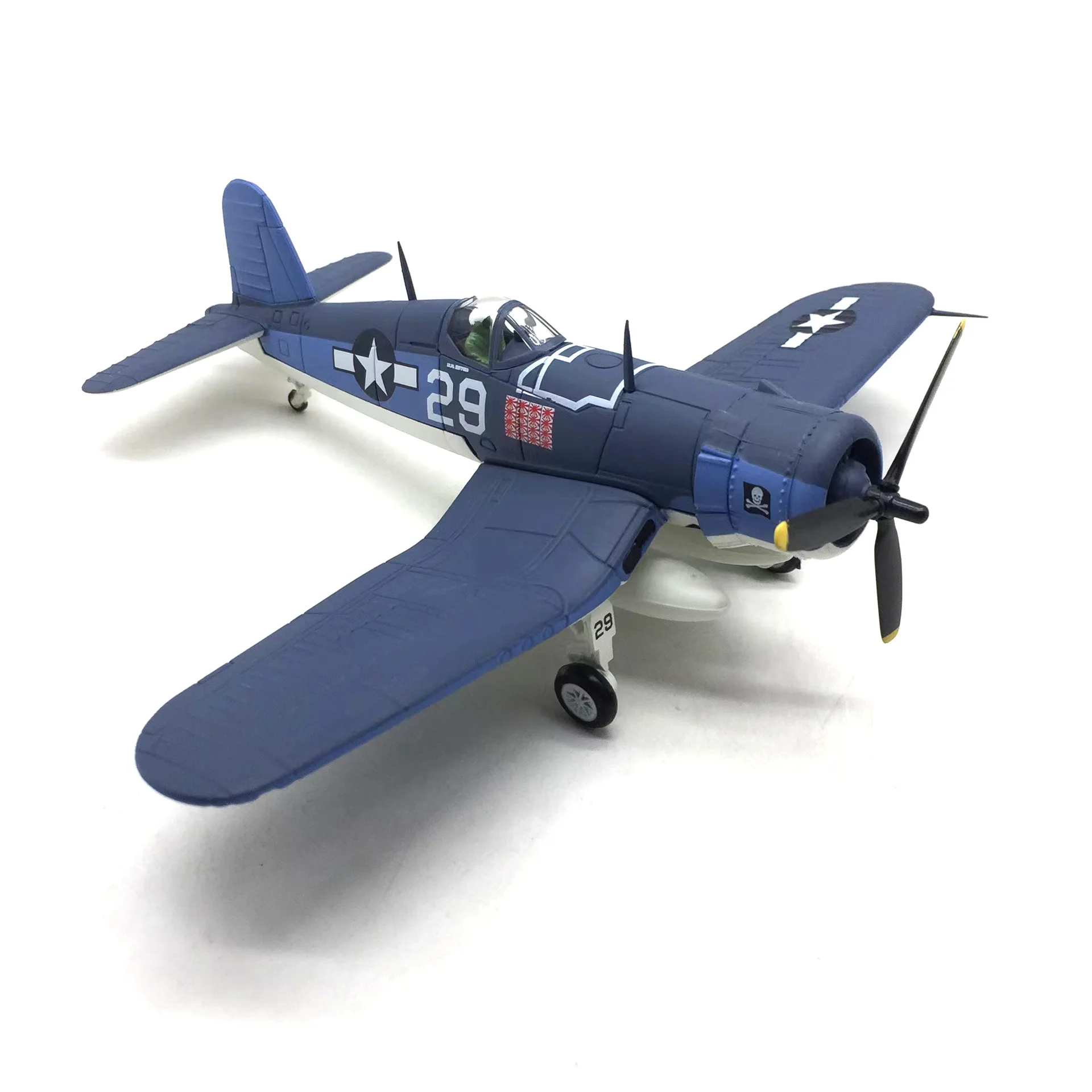 

Масштаб 1/72 WW II США Военный F4U-1 Пиратский истребитель из сплава Военная модель самолета Игрушки Моделирование самолетов Коллекция Дисплей