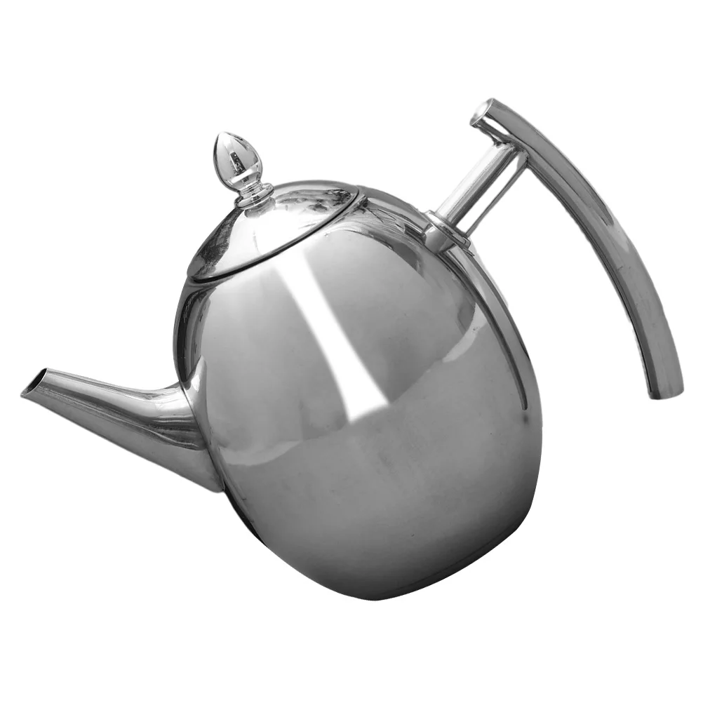 

1 шт., чайник из нержавеющей стали, утолщенный, легко чистящийся, быстрое кипячение, подходит для газовой печи, индукционной плиты