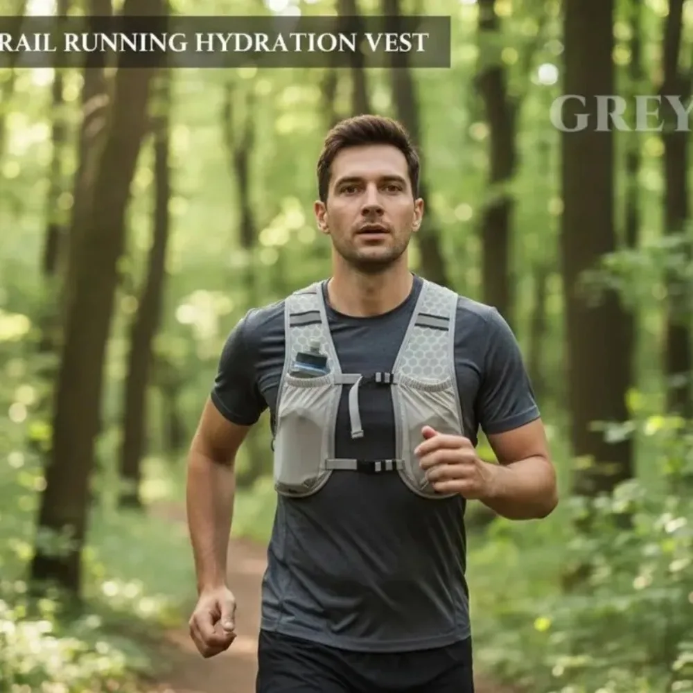 

Новый функциональный жилет-рюкзак V-образной формы для активного отдыха, многофункциональный рюкзак для бега и велоспорта с бутылкой для воды