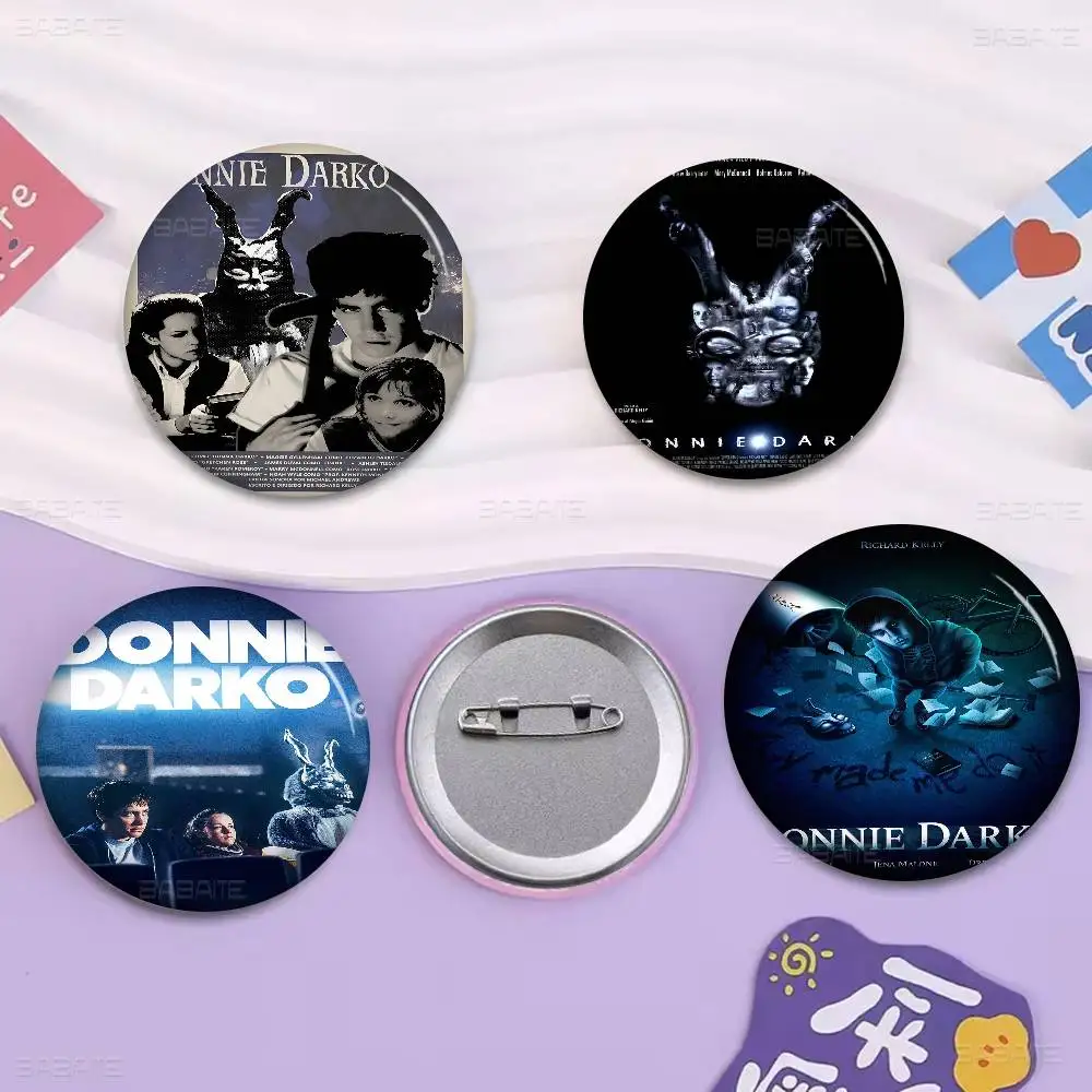 

Donnie Darko Movie Customizable Soft Button Pin For Women Creative Jewelry Funny Badge Cartoon Lover Hat