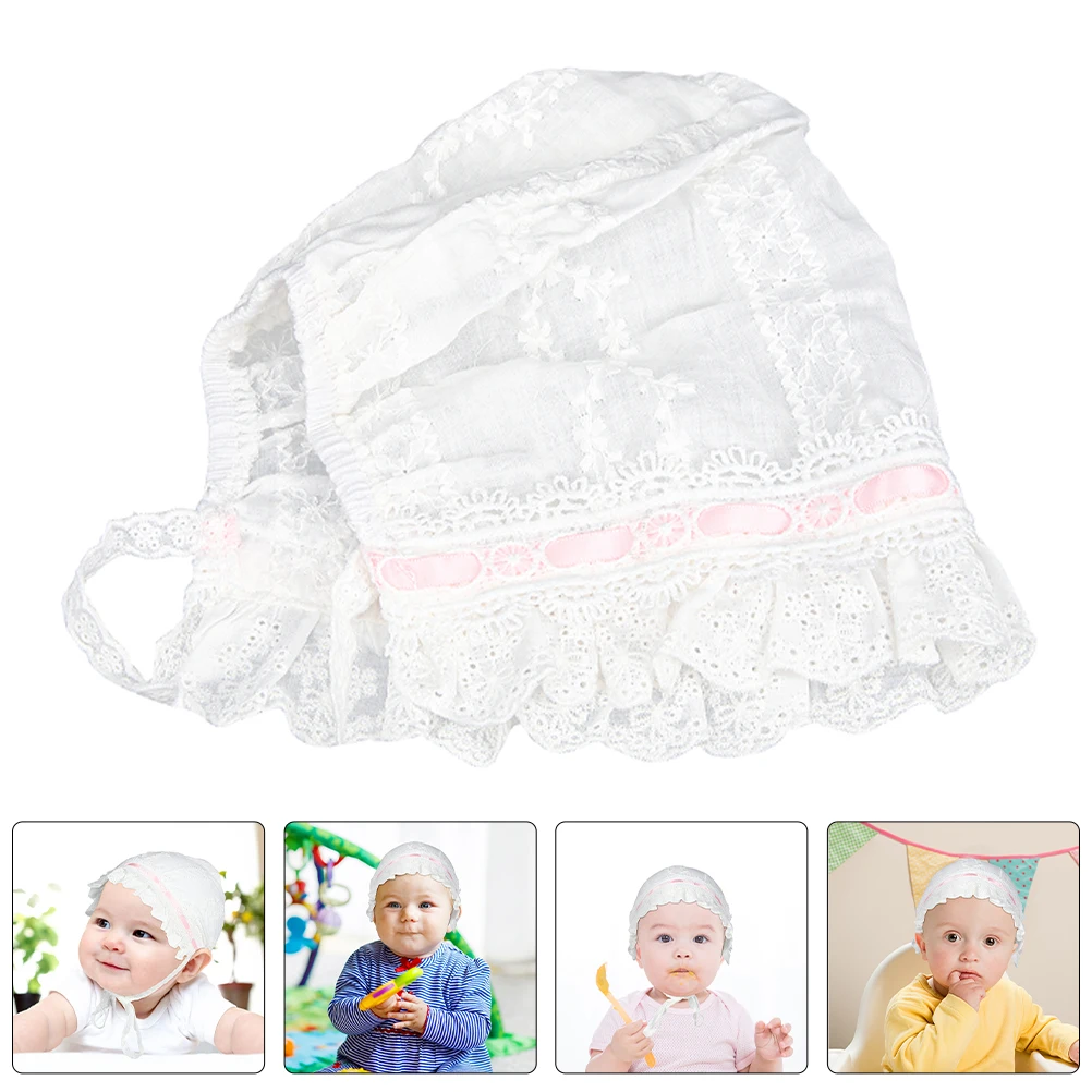 

2pcs Newborn Cap Baby Girl Hats Kids Accessories Breathable Material Toddler Bonnets Baby Newborn Hats Infant Care