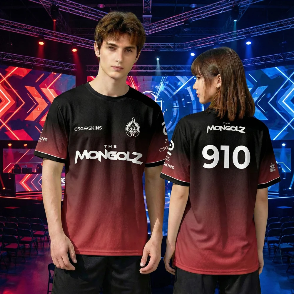 

CS2 The MongolZ Esports Club Jersey 910 TECHNO4K Mongolian Twin Stars Training Wear Men's And Women's Customizable Fan T-shirts