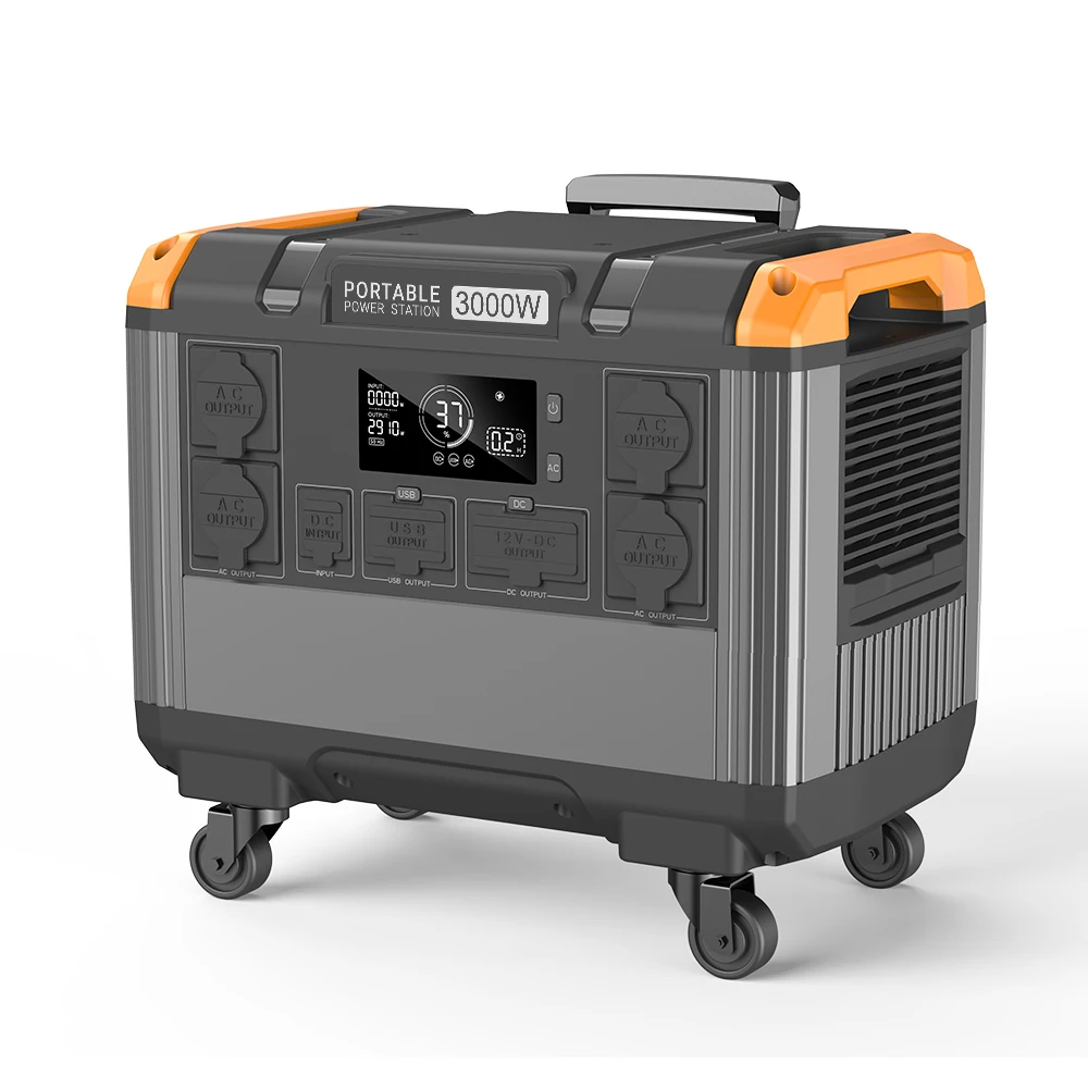 

Wholesale 3000W 2688WH Portable Outdoor Power Supply 840000mah Camping Energy Storage Battery Power Station