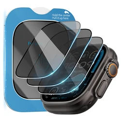 Screen Protector For Apple Watch Ultra 3 2 1 49mm Waterproof Auto-alignment Installation Tempered Glass Full Film iWatch 49 mm