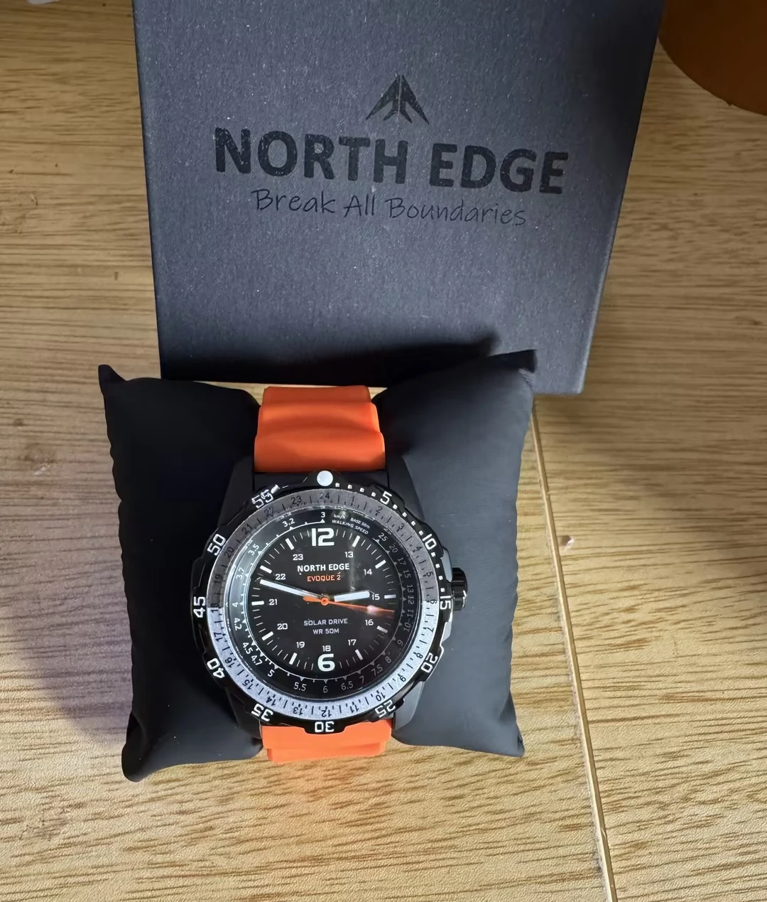NORTH EDGE EVOQUE2 Men Solar Charging Wristwatch Optical Drive Luminous Long Life Watch 2026 New Arrival