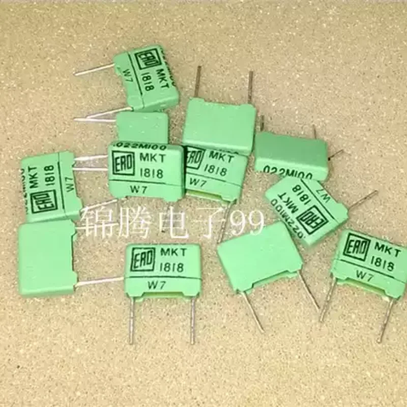 10-100pcs brand new German ERO MKT1818 series green fever film capacitor 0.022UF 100V