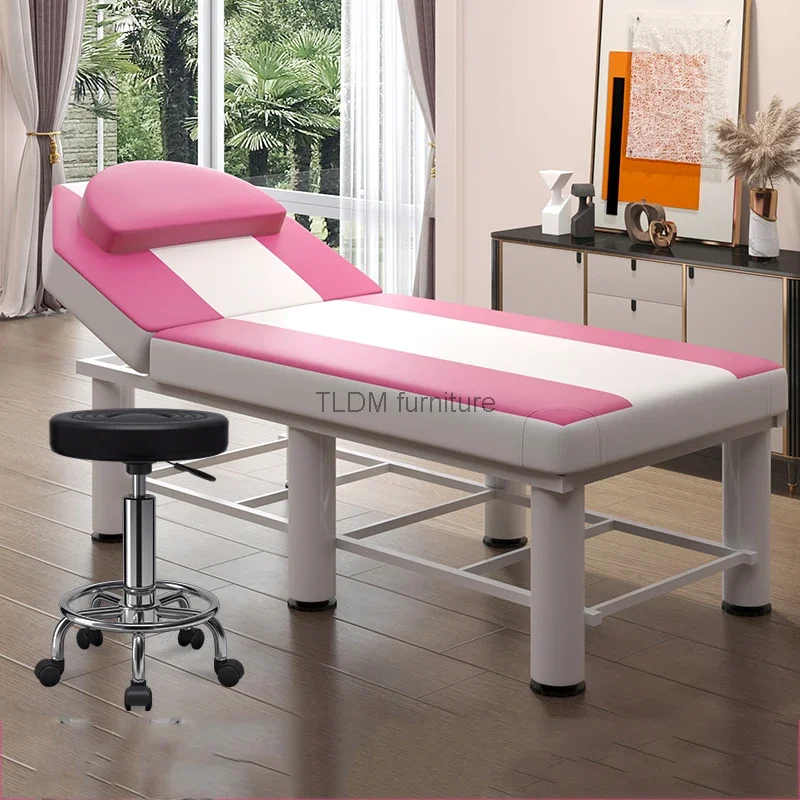 Mattresses Cosmetic Bed Beauty Pedicure Tattoo Lounger Folding Massage Professional Spa Massageliege Furniture MQ50MB