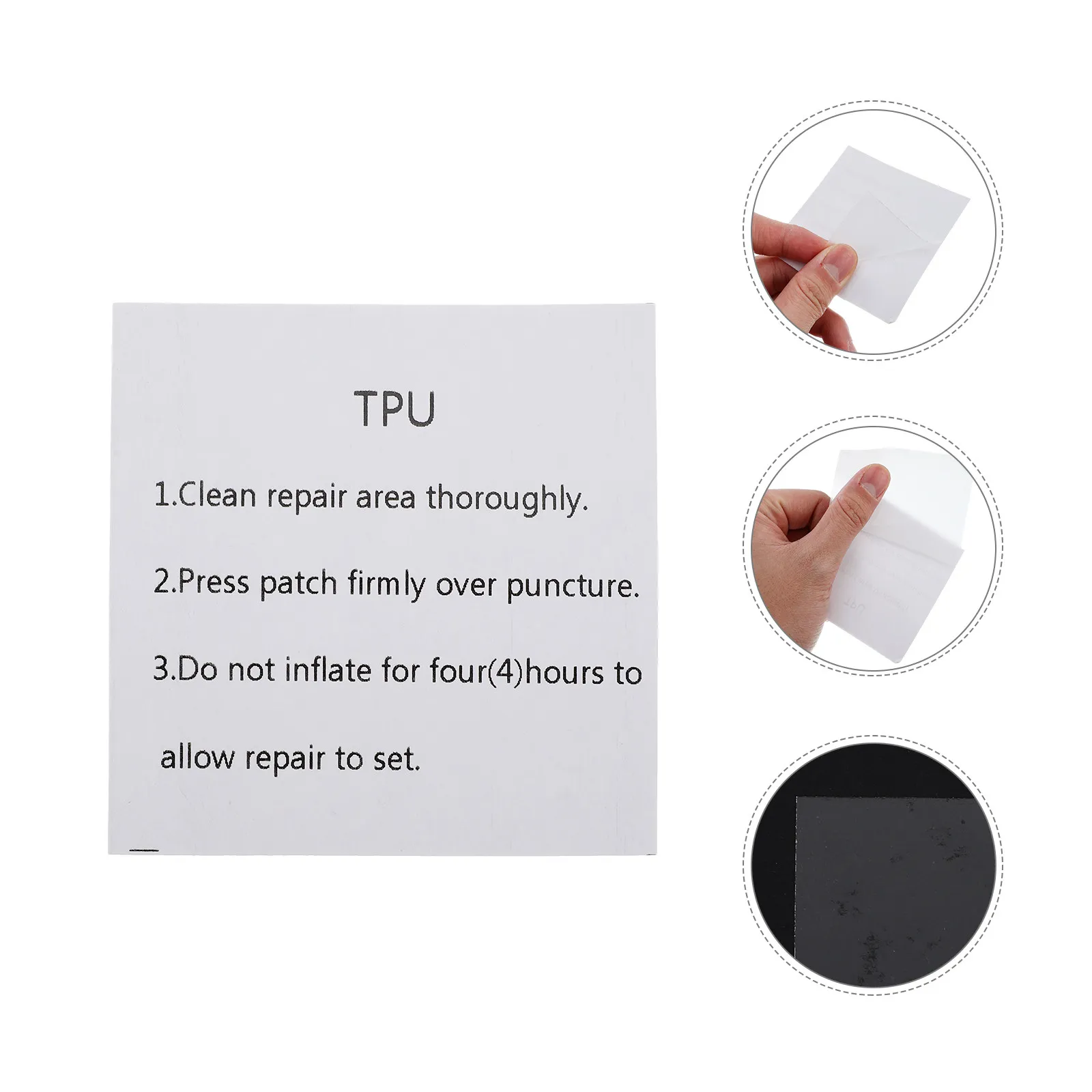 20Sheets Ultra-Strong Rubber Repair Patch Tape for Inflatable Swimming Pool Air Mattress Boat Raft - Cuttable Self-Adhesive