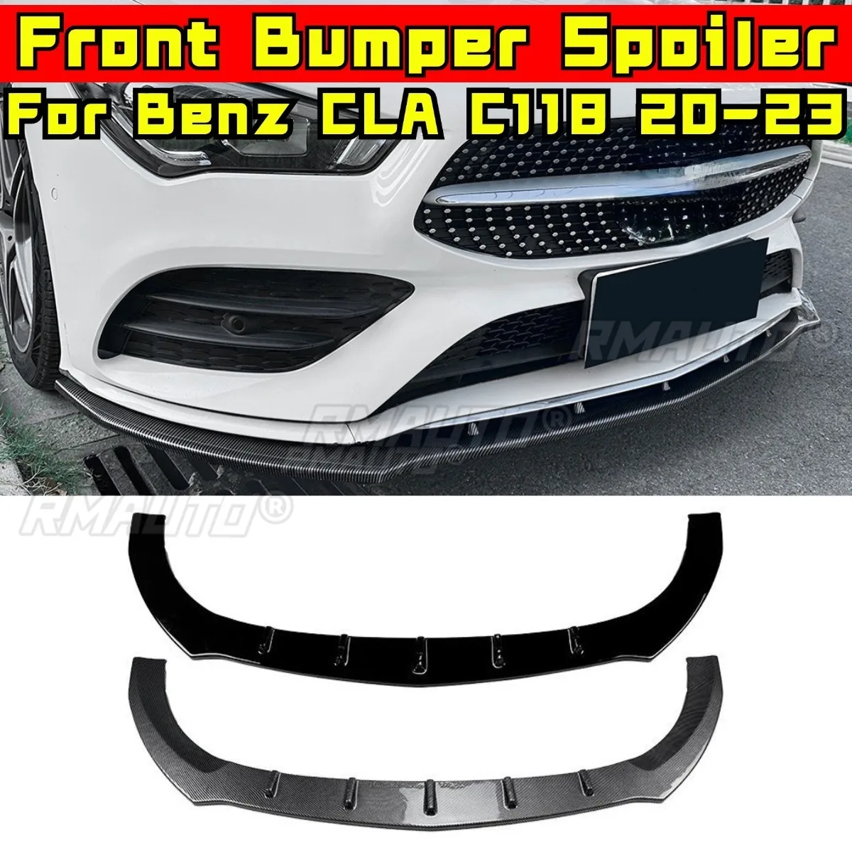 

Для Mercedes Benz CLA Class C118 X118 AMG 2020-2023 автомобильный передний бампер, разделитель губ, диффузор, комплект кузова, защита бампера