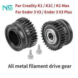 K1C Extruder Gear Kits All-metal Filament Drive Gears for Creality K1 Max K1 Extruders DLC-coated Nickel-plated High Hardness