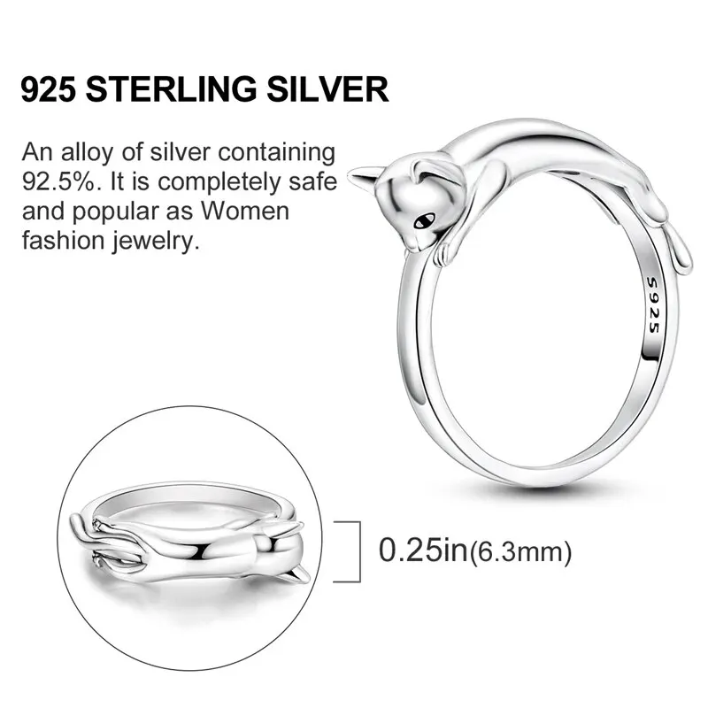 925 Sterling Silver Ring Zircon Ring Loving for Woman Daily Wear and Parties High Quality Jewelry