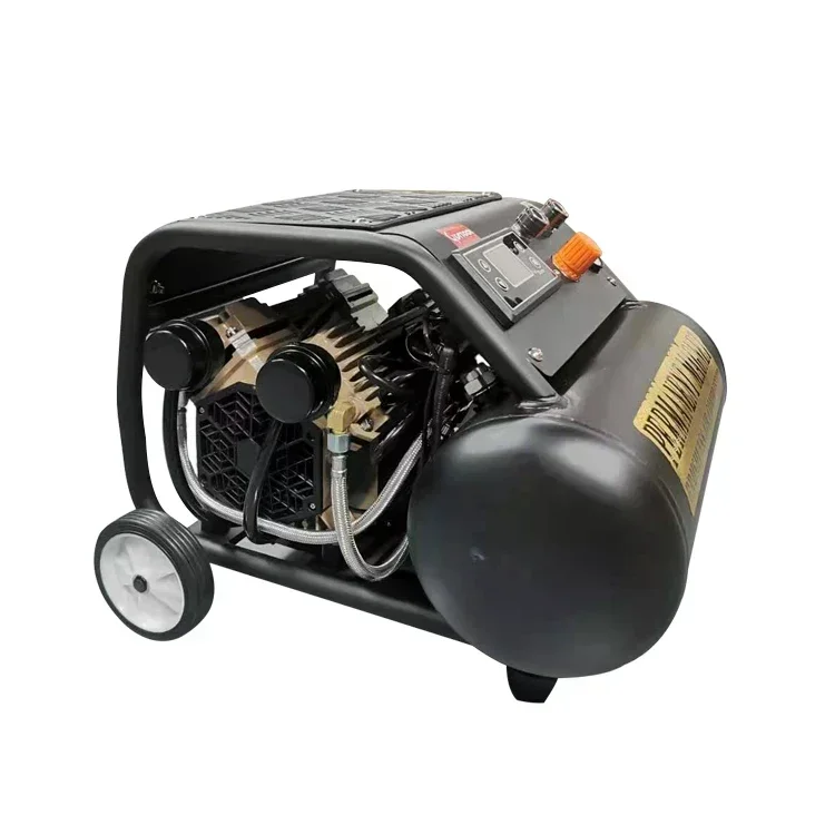 2HP Brushless 15L, 1500W Free Silent Portable Oil-Less Low Noise 4 Gallon Tank Air Compressor GDY-990Kcheap And Fine 4