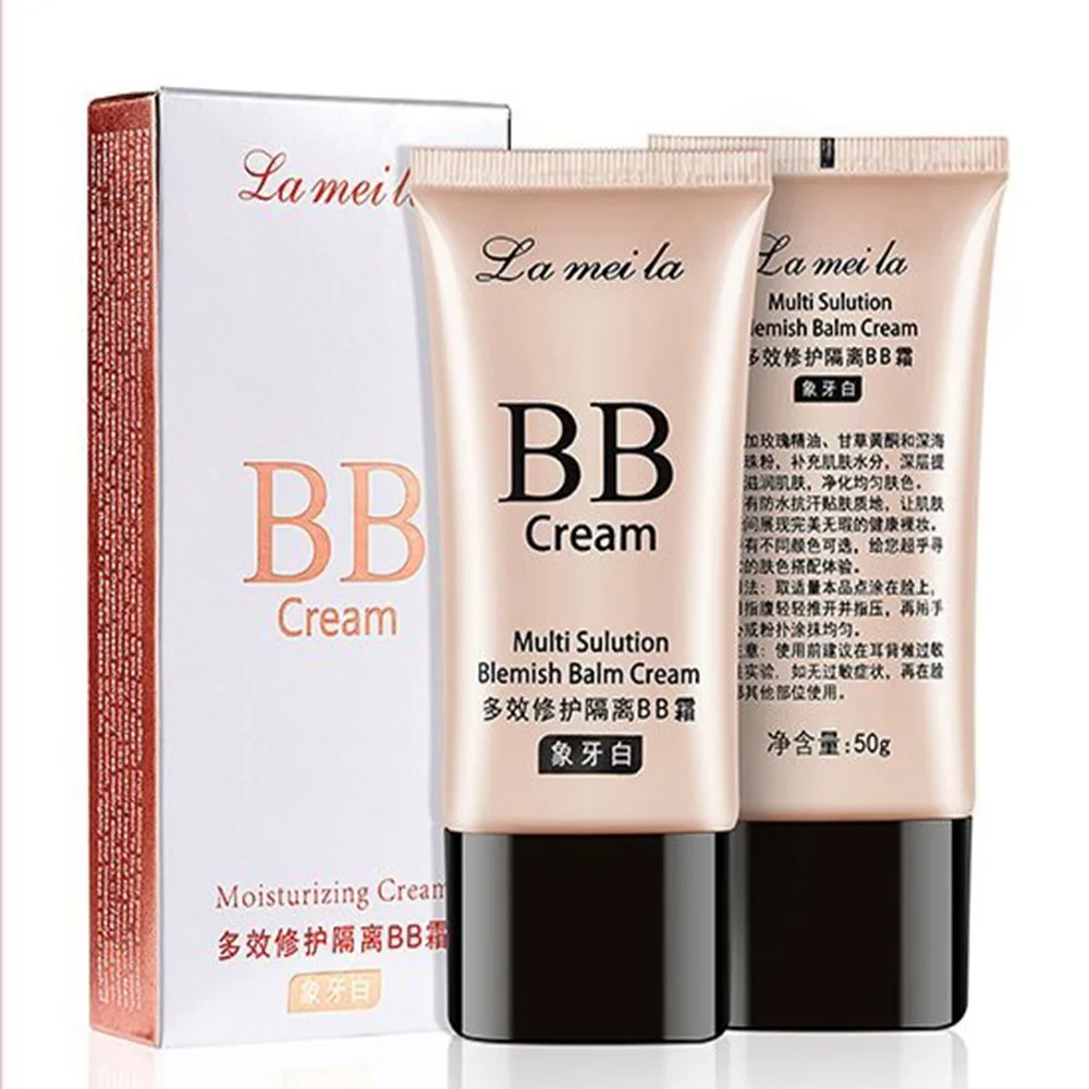 50g Liquid Foundation BB Cream Matte Oil-Control Concealer Base Lighten Skin Cosmetics 3 Colors Optional For Daily Face Makeup