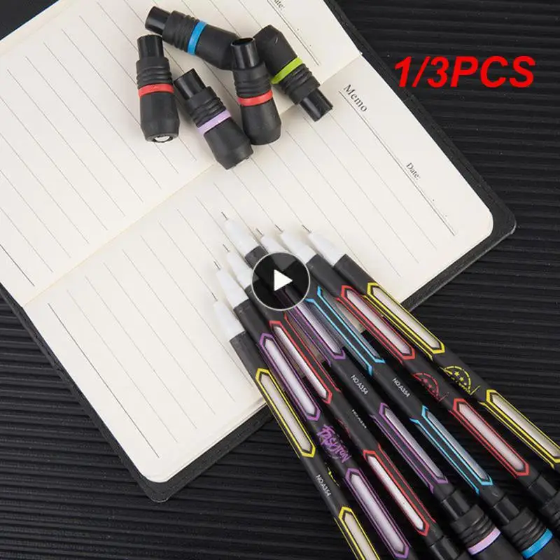 1/3PCS Creative Spin Pen Random Rotation Games Gel Pens Gift Student Toy Comfortable Press Penspinning Pen Gel Ink Pen cool pens