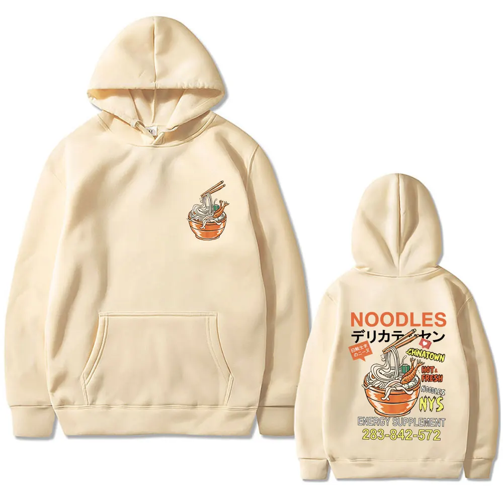 

Japanese Style Ramen Graphic Hoodie Men's Women's Funny Casual Vintage Hooded Sweatshirt Male Fashion Oversized Pullover Hoodies