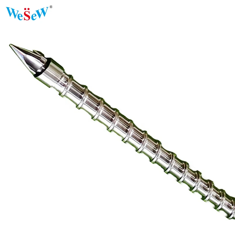 Wesew OEM مخصص 450T حقن صب آلة البلاستيك آلة مسامير نصائح والبرميل