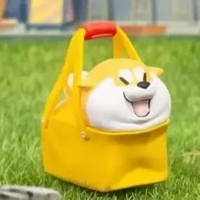 Un llavero embrujado de perro lindo chai wolfberry, colgante Shiba Inu, muñeca de regalo, caja ciega, adornos de figuras, periféricos