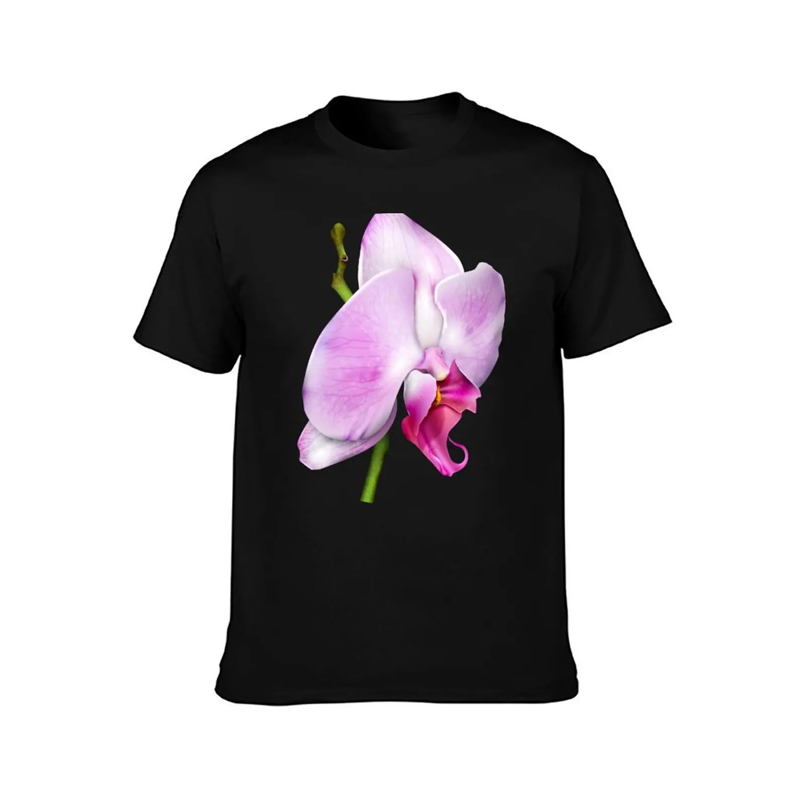 Cherry Blossom Orchid T-Shirt Plus Size Non-Shrink T-Shirt