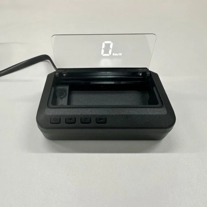 C100 OBD2 Head-Up-Display Auto OBD HUD Zubehör Tachometer Wassertemperatur Spannungsprojektor mit Geschwindigkeitswarnung für Fahrzeuge – Detail 6