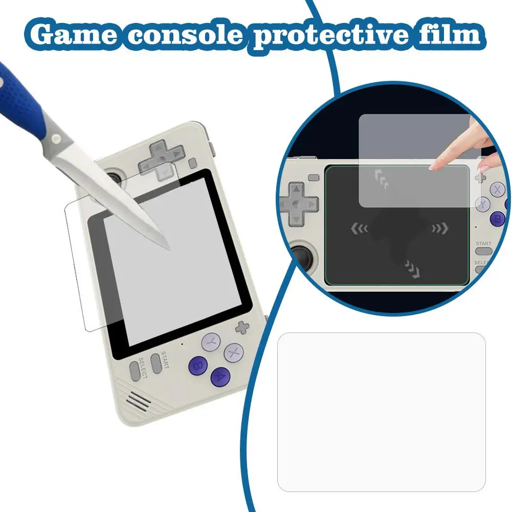 For RGB10X Gaming Console Protective Film Powkiddy For RGB10X Handheld Tempered Film 9H High-definition Film J9Z6