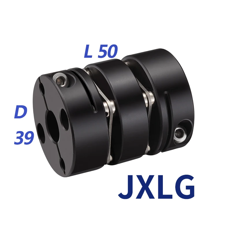 JXLG45 #steel D39L50 double diaphragm coupling stepper servo motor high torque screw high precision elastic coupling