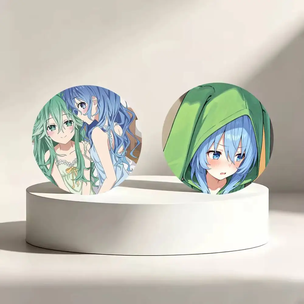 Date a Live Yoshino 25mm 32mm 44mm 58mm 75mm Brooches Badges Pins for Accessories Gift