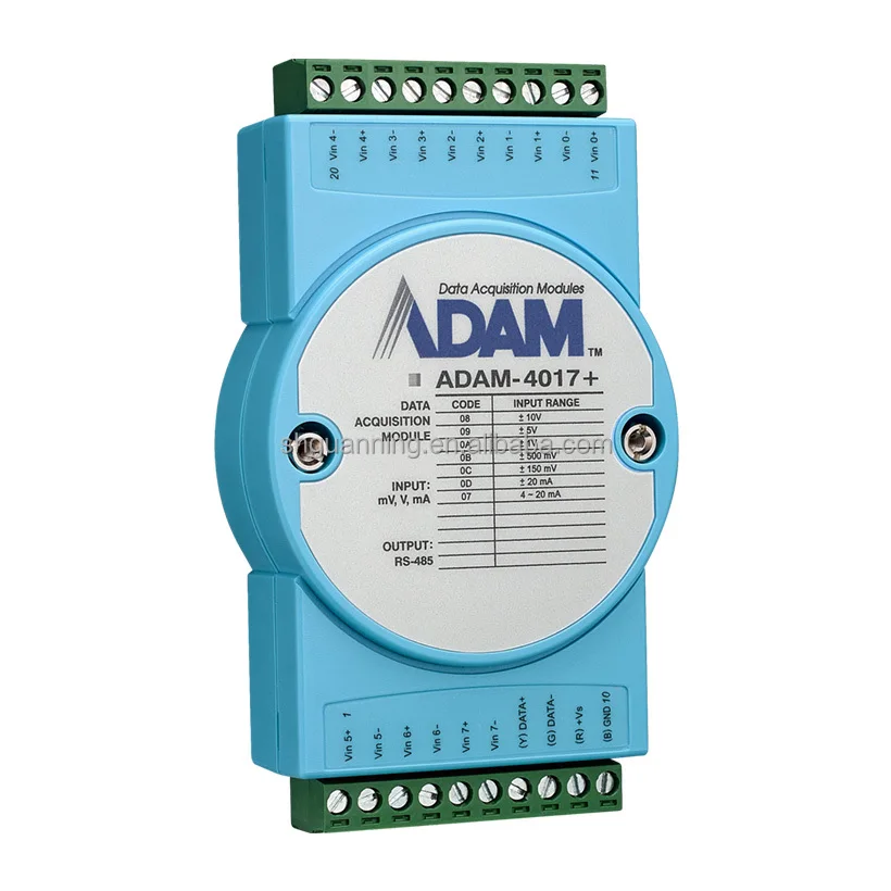Módulo termopar Advantech ADAM-4017 +-F novo 100% original