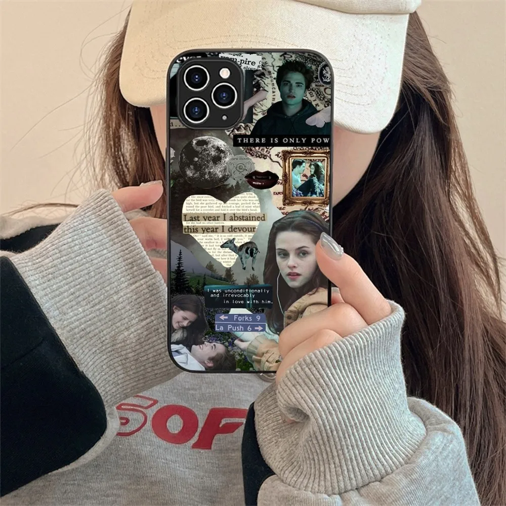 TV Twilight Isabella Edward Cullen Phone Case For Iphone 15 11 13 14 Pro Max 7 8 Plus X Xr Xs Max Se2020 12mini Cover Case