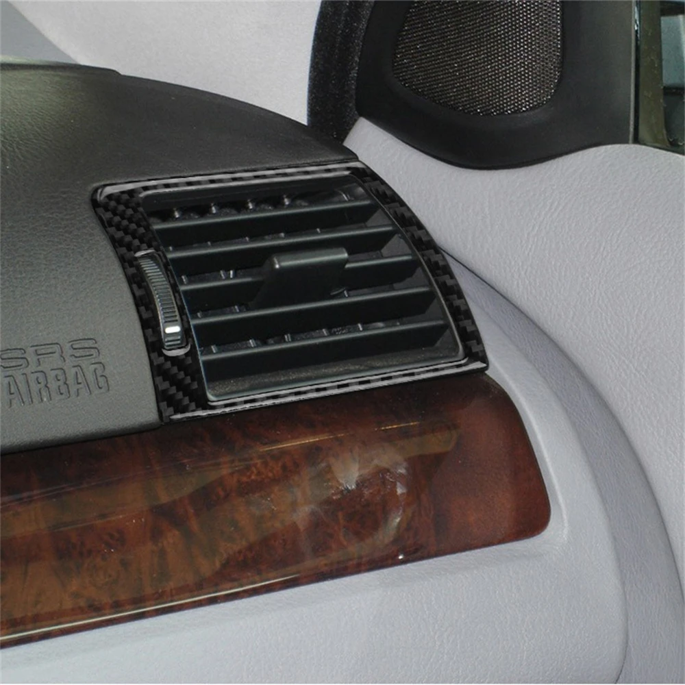 

​Carbon Fiber Car Interior Dashboard Air Vent Sticker for BMW 3 E46 1998-2005 Cars Decoration Sticker Air Grille Vent Replace