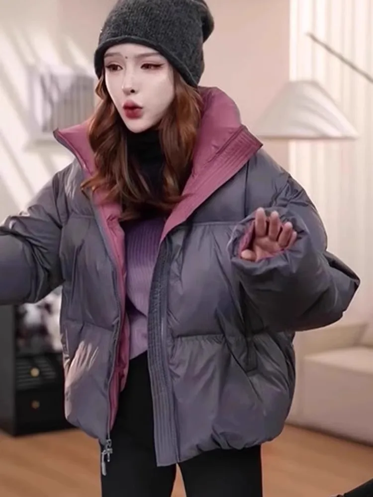 تصميم سحاب عصري طويل Sve فضفاض مناسب للأسفل سترة نسائية كاجوال من القطن Jaet النسخة الكورية ذات قصة مستقيمة #3