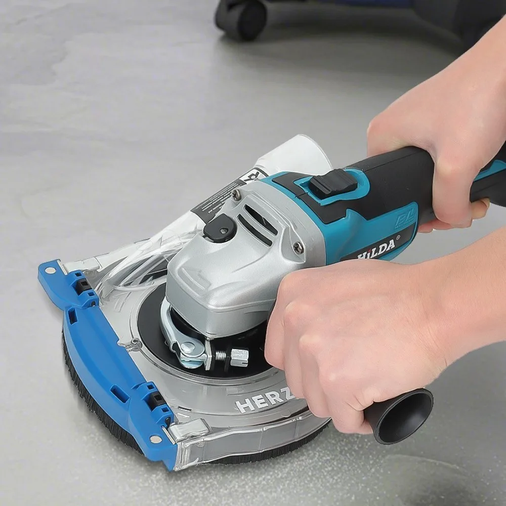 

Пылезащитный кожух 115/125 мм для угловой шлифовальной машины, универсальный пылеуловитель для шлифовки и резки камня и бетона