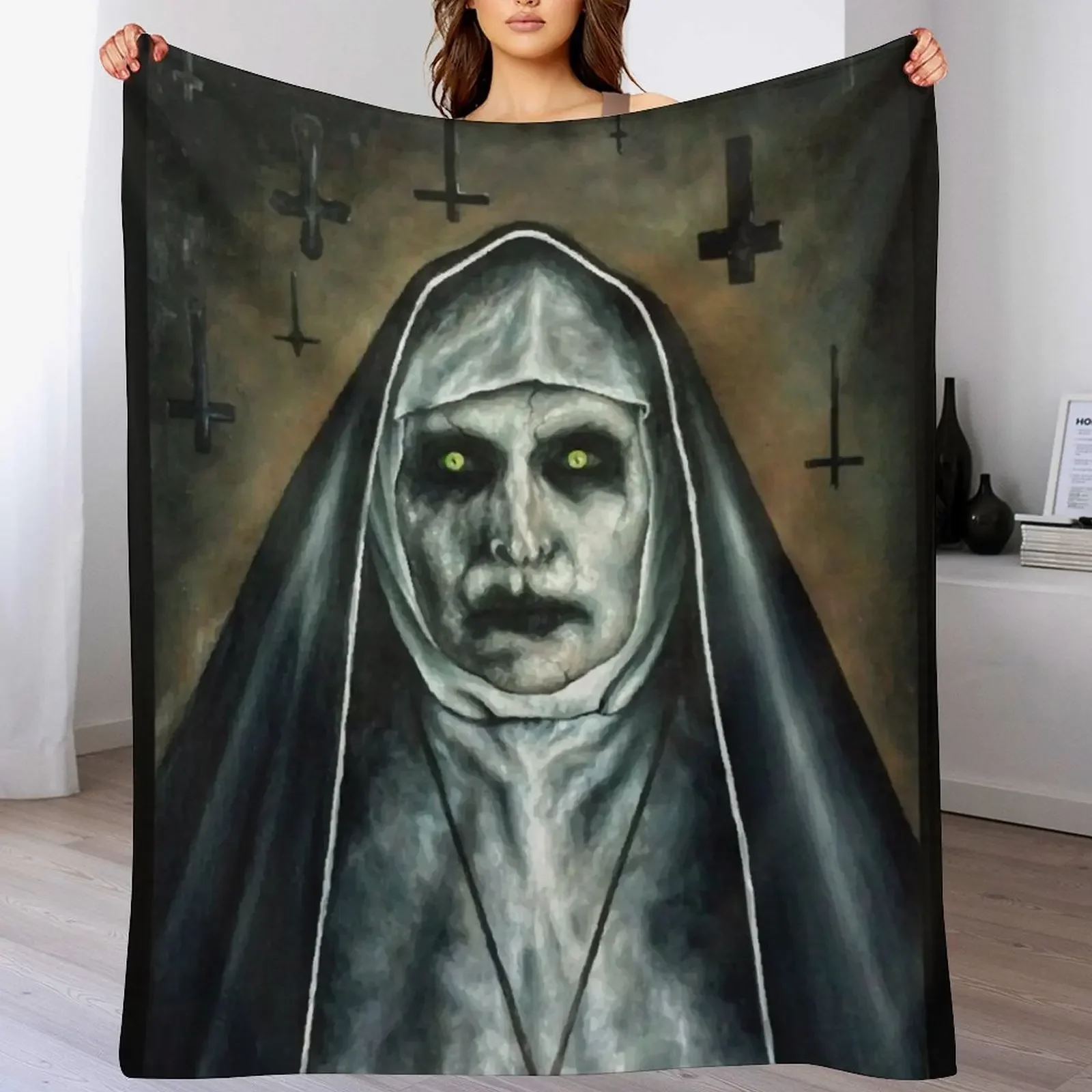 Ed Warren-NUN Throw Blanket Men's Soft Warm Throw Blanket for Couch