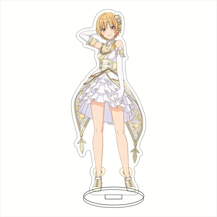 16CM Anime Game Figure THE IDOLM@STER SHINY COLORS‌‌ Sakuragi Mano Kazano Hiori Shirase Sakuya Cos Acrylic Stand Ornaments Gifts view 6