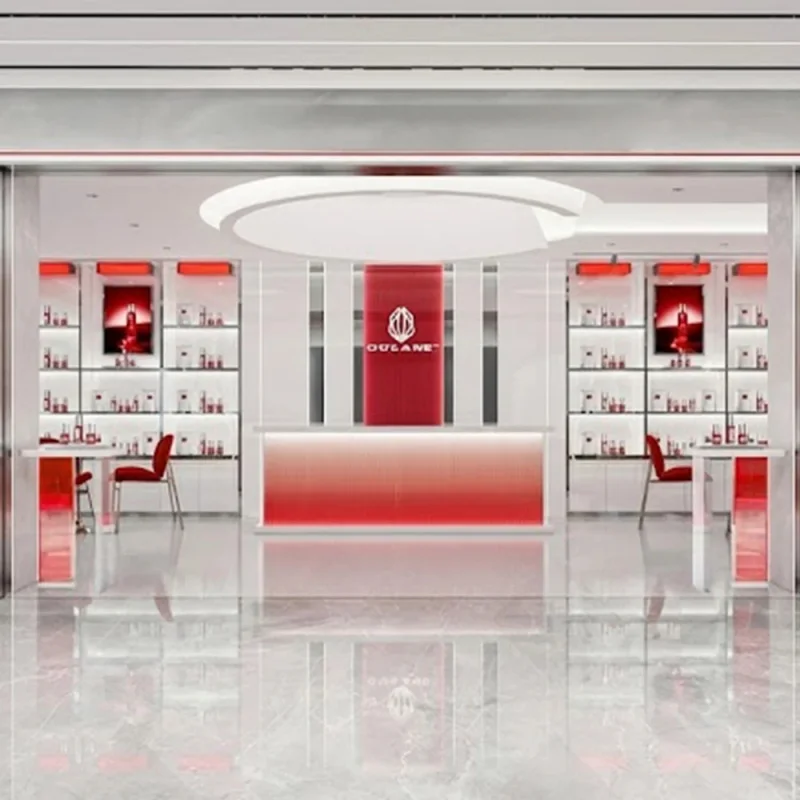 

Customize.Store Design Retail Beauty Store Shopfitting Display Showcase Display Cabinet System