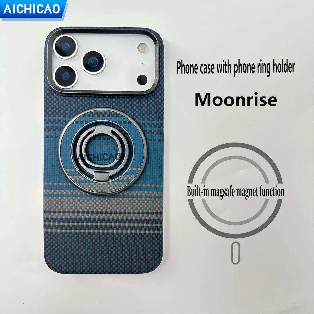 

ACC-Real Carbon Fiber Phone Case For iPhone 17ProMax/17Pro Aramid Fiber Ultra-Thin No Case Feel case