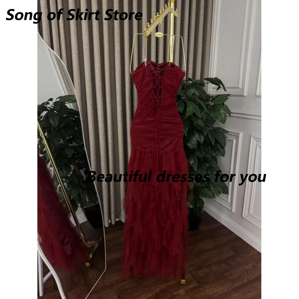 Customized Sexy Sweetheart Prom Dresses A-line Pleat Party Girl Gowns Floor-Length Formal Evening Dresses for Special Occasions