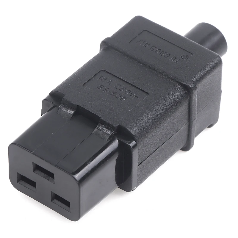 UniversalCopper IEC320 C19 AC Electrical Power Cable Cord Wiring Connector UPS PDU Removable Female Male Socket Plug 16A