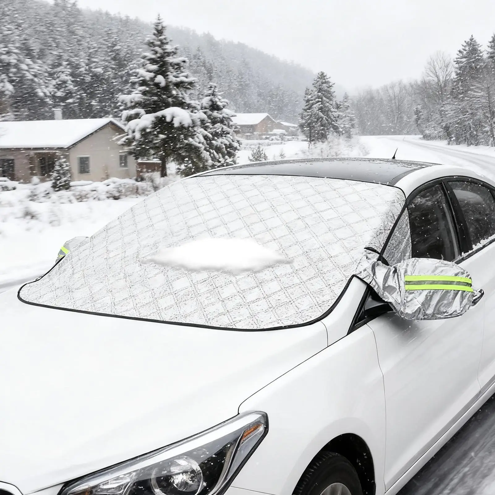 

Козырек на лобовое стекло автомобиля, сверхмощный защитный магнитный водонепроницаемый передний лобовое стекло, зимняя защита от льда для автомобиля, грузовика, внедорожника, автофургона