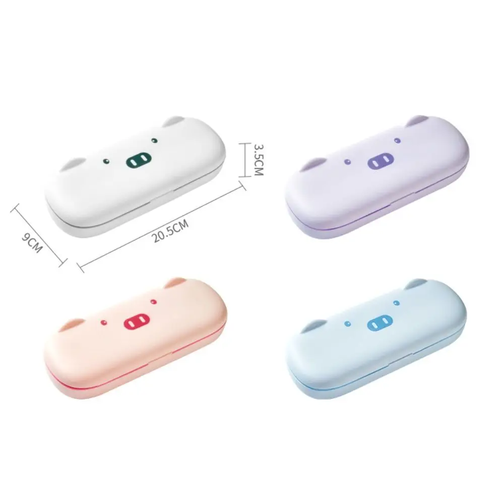 Cartoon Doppel-deck Piggy Bleistift Fall Große Kapazität Wasserdichte Desktop Storage Box Staubdicht PP Schreibwaren Fall Büro