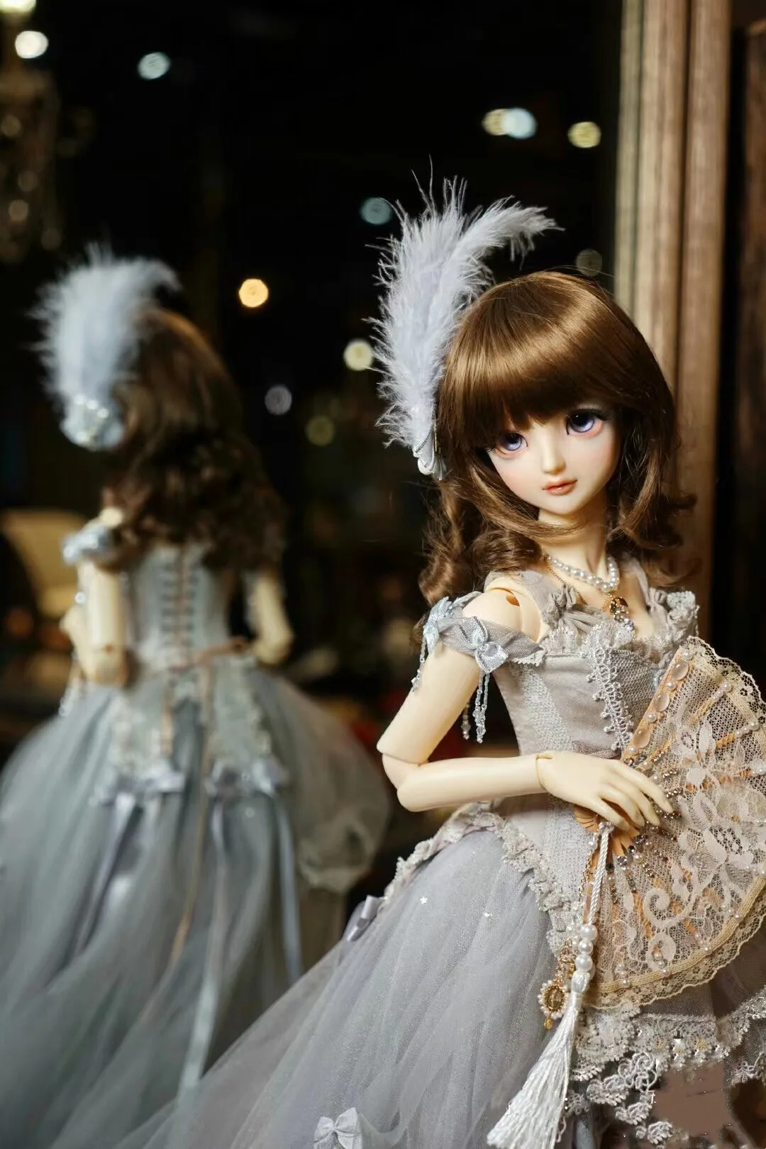 1/3 BJD Doll Fan Doll Accessories Lace Fan 1 Piece