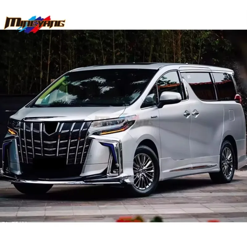 وصل حديثًا طقم هيكل SC Modellista Facelifts من مادة PP لـ ALPHARD Bodykit 2018-ON #3
