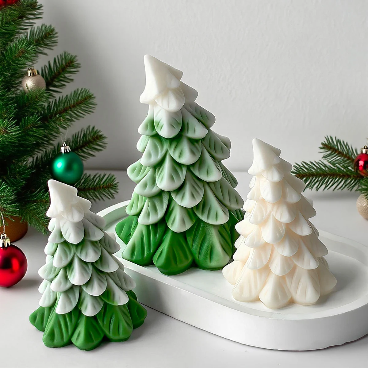 DIY Christmas Tree Silicone Mo - Soap Making Scents ulasan dan harga