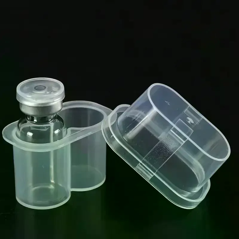 2-Slot Microtube Vial Peptide Freezer Storage Case For Fridge Organizer Portable 3/10ML Glass Vials Microtube Secure Holder Box