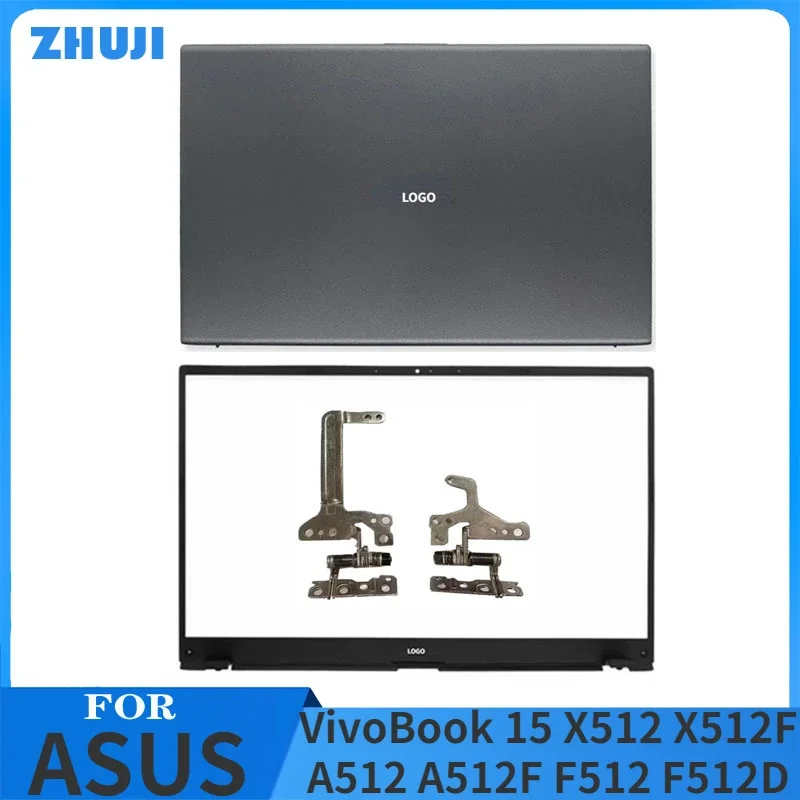 NEW For ASUS VivoBook 15 X512 X512F A512 A512F F512 F512D V5000F Rear Lid TOP case laptop LCD Back Cover/hinges