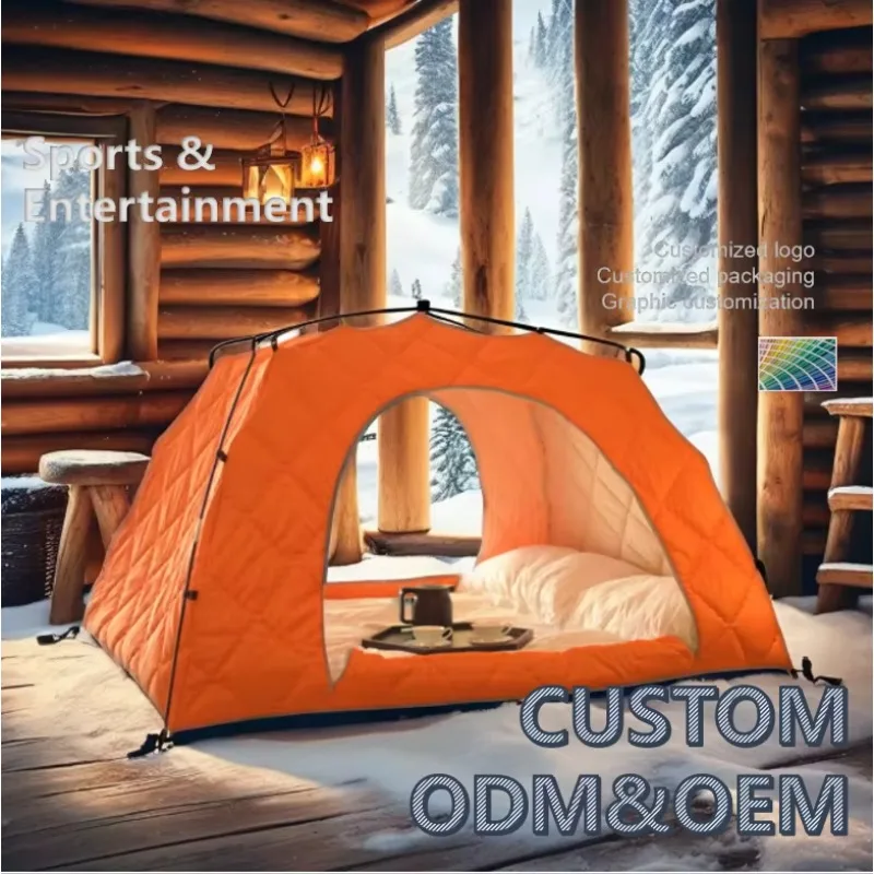 Wholesale Single Layer Winter Indoor Warm Bed Tent Windproof and Sound-Insulated Cotton Waterproof for Cold Weather