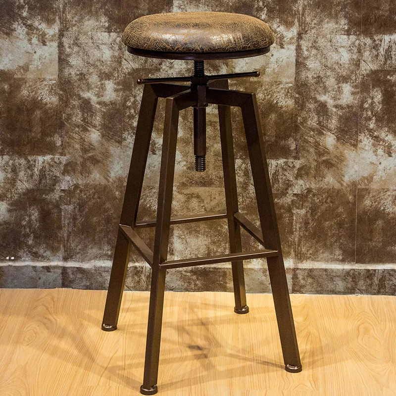 

Уникальные современные барные стулья в стиле лайт-люкс, для ресепшена, в скандинавском индустриальном стиле, высокие стулья для макияжа, табуреты для бара, мебель для дома