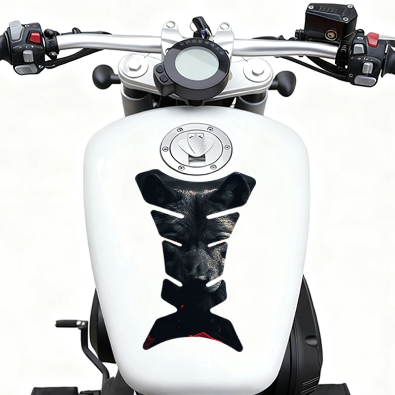 

2 шт. в комплекте, наклейка на топливный бак мотоцикла, черный волк и красные розы, защитная пленка от царапин, виниловая наклейка для защиты материала.